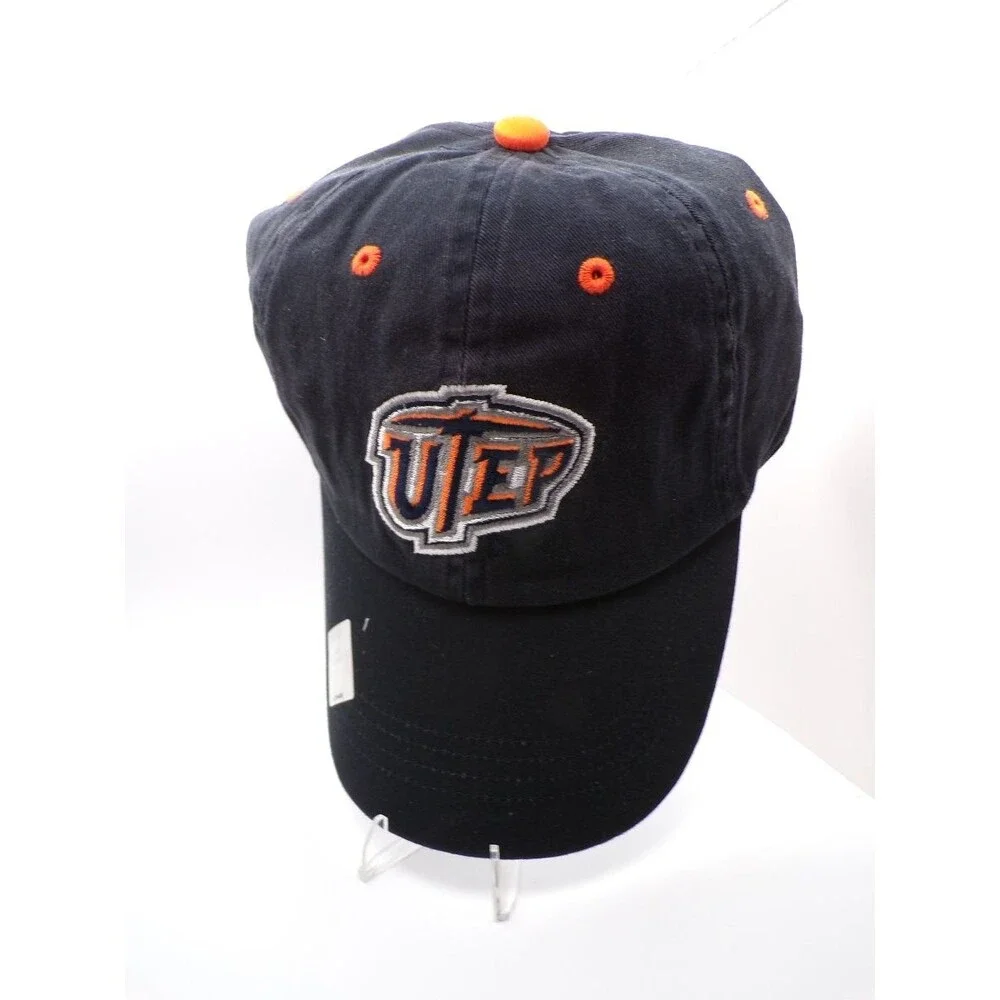 Top of the World UTEP Miners Navy Adjustable Baseball Cap One Size